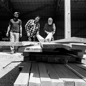 Construction d'une cabane