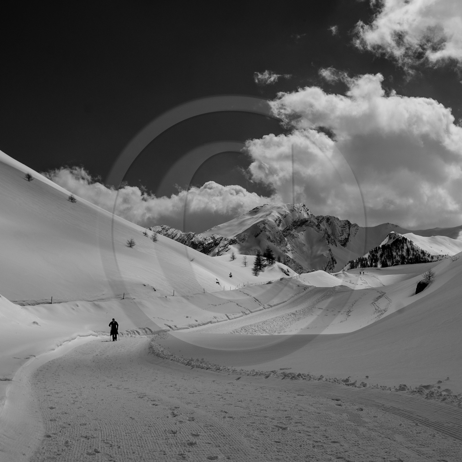 Neige au Col de Vars