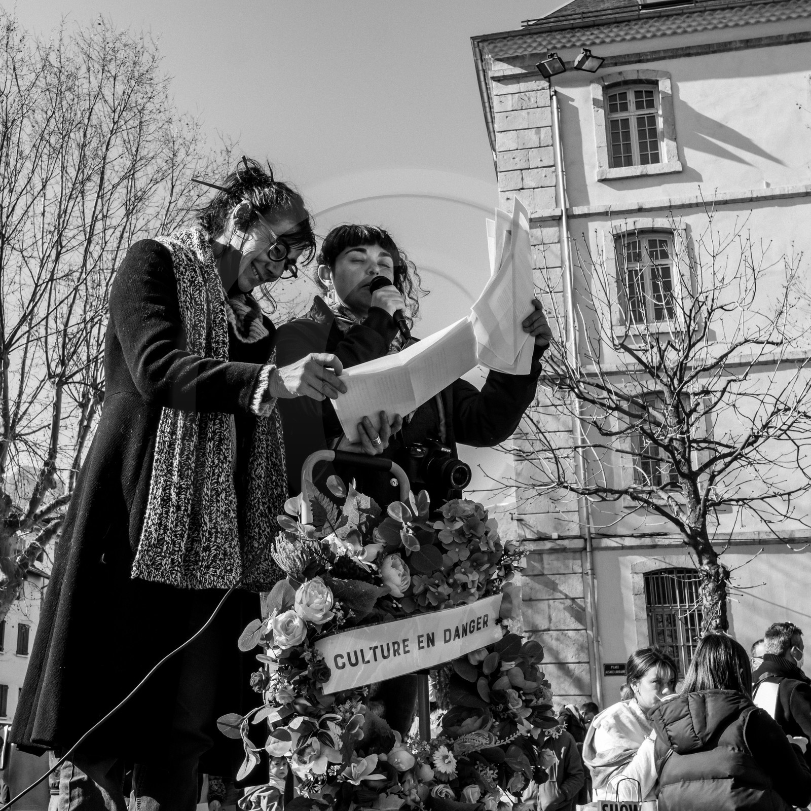 21 mars 2021 - Gap - Mobilisation pour la réouverture des lieux culturels