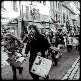 Manifestation à Gap le 12 décembre 2019.