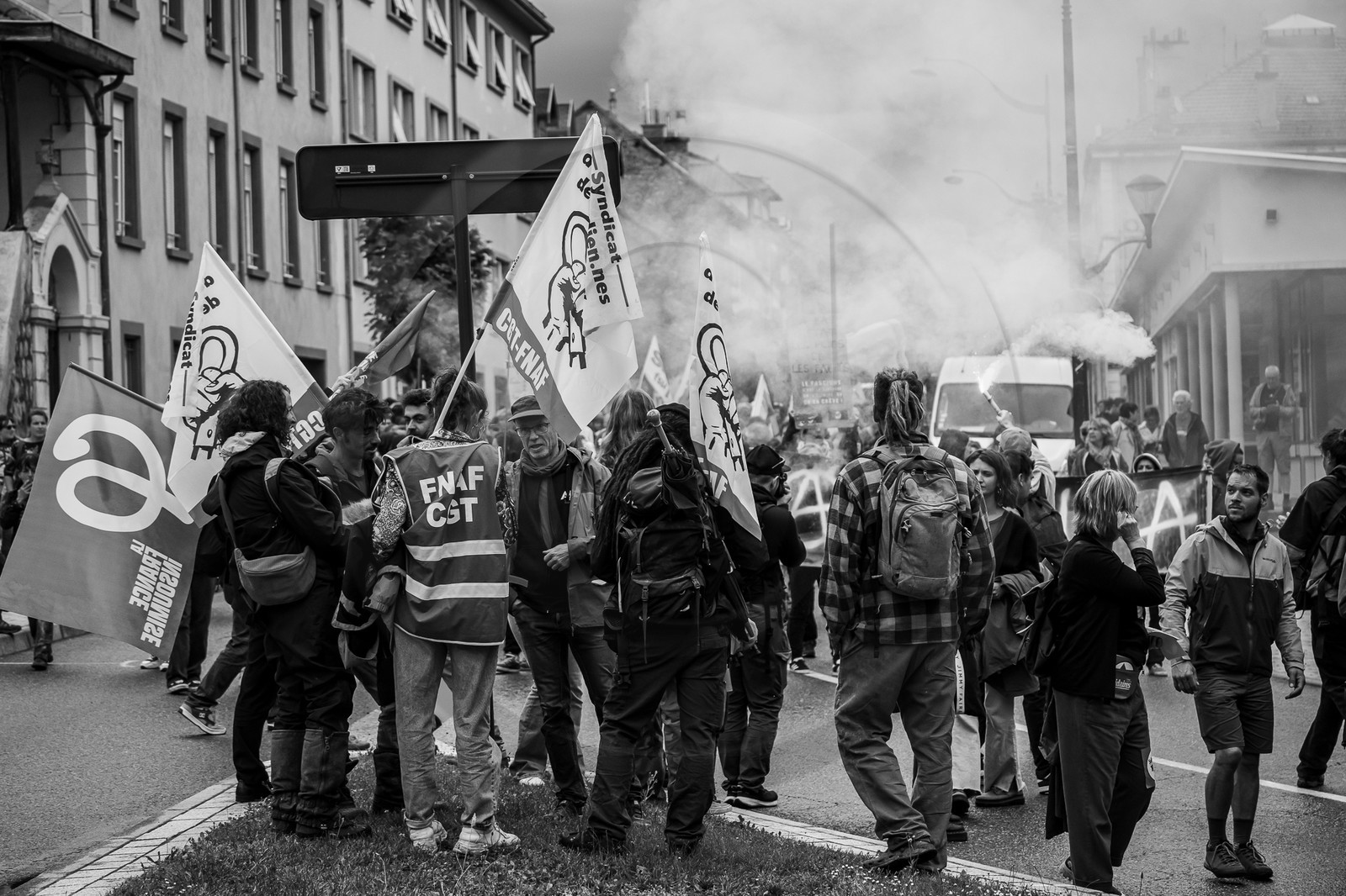 15 juin 2024 - Gap (Hautes-Alpes)- Manifestation contre l'extrême droite