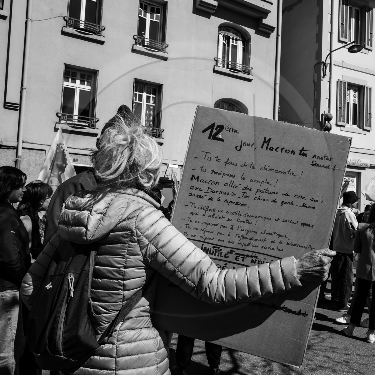 13 avril 2023 : Manifestation contre la réforme des retraites à Gap