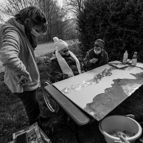 14 avril 2021 : collages, taille, jardinage