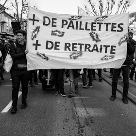 7 mars 2023 : Manifestation contre la réforme des retraites à Gap