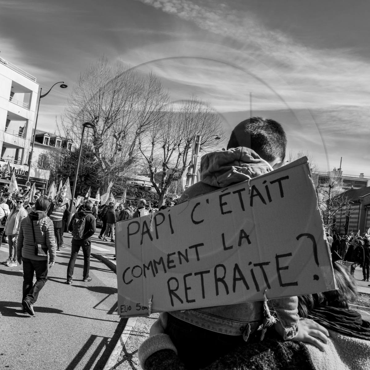28 mars 2023 : Manifestation contre la réforme des retraites à Gap