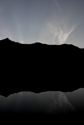 Le plan d'eau du Champsaur à Saint-Julien en Champsaur (Hautes-Alpes)