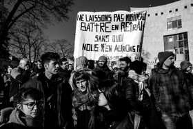 31 janvier 2023 : Manifestation contre la réforme des retraites. Plus de 4000 personnes dans les rues de Gap (Hautes-Alpes).