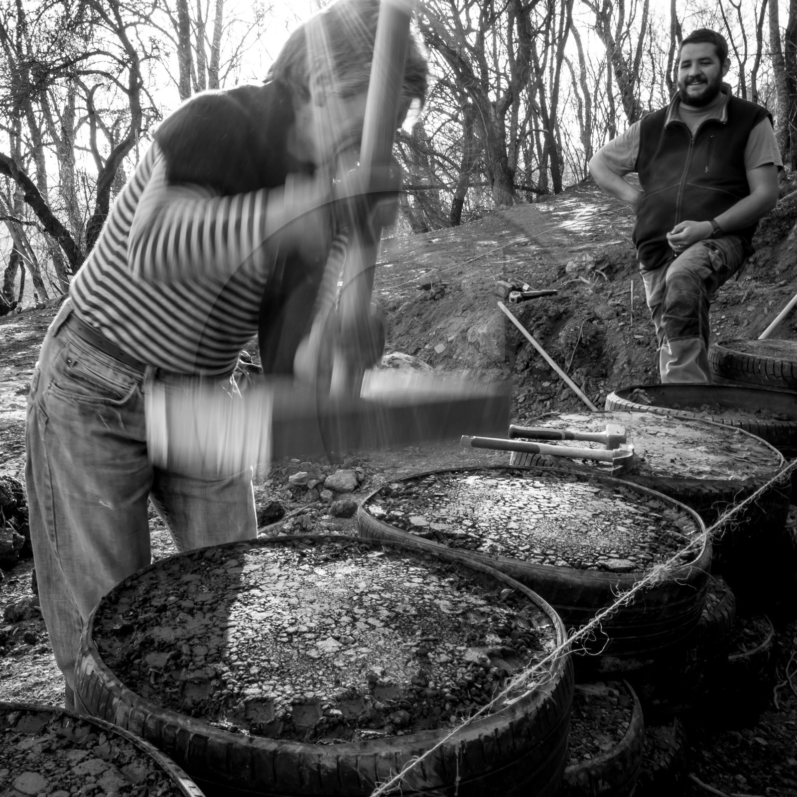 Permaculture - Construction d'une serre bioclimatique semi-enterrée