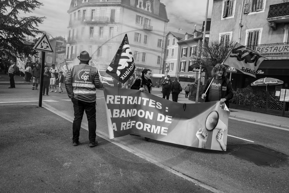 6 avril 2023 : Manifestation contre la réforme des retraites à Gap