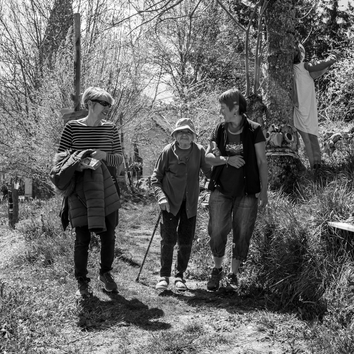 Atelier laine et promenade au jardin
