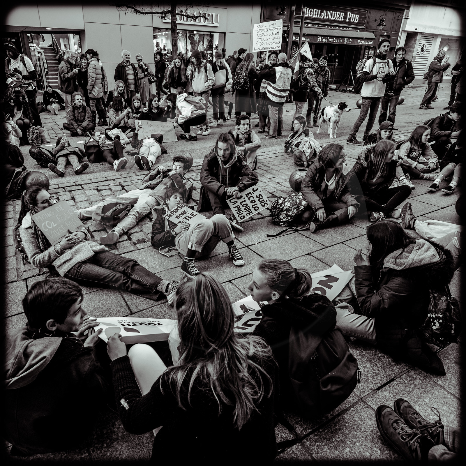 Les jeunes pour le climat - Youth for climate - Manifestation à Gap (Hautes-Alpes), le 29 11 19