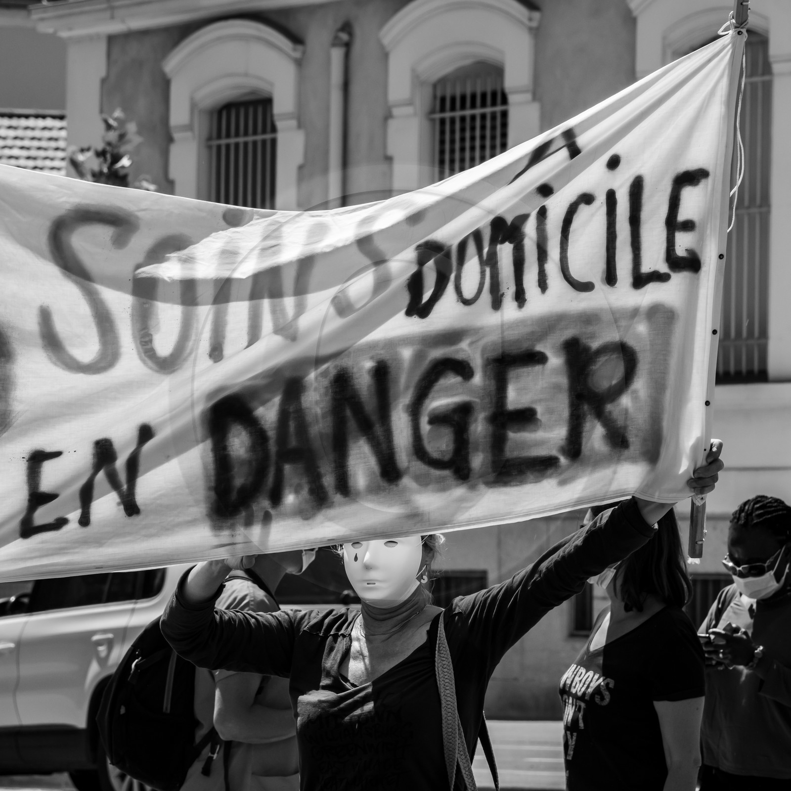 15 juin 2021 à Gap (Hautes-Alpes) : Manifestation des soignants oubliés du Ségur de la santé.