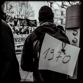 Manifestation à Gap le 12 décembre 2019.