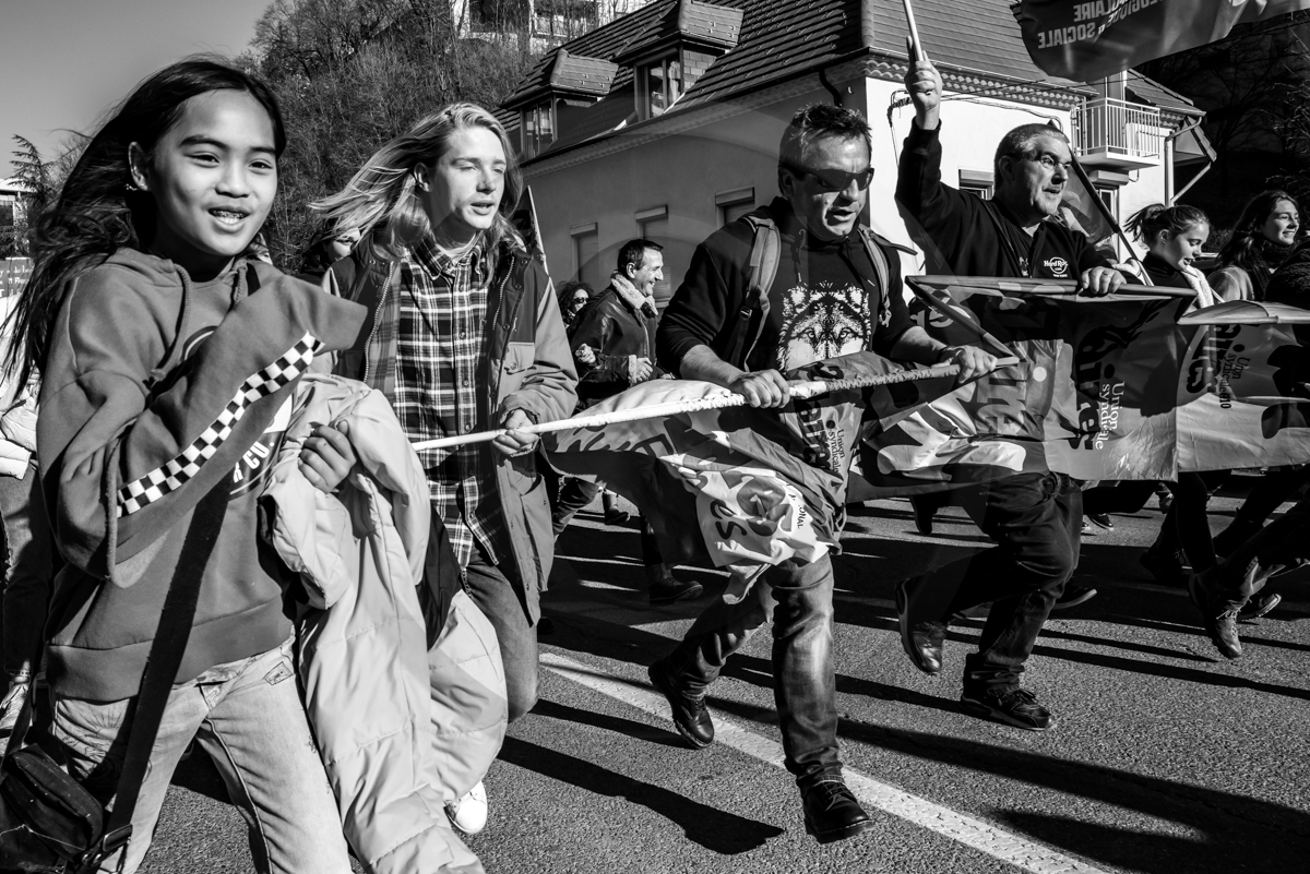 11 février 2023 : Manifestation contre la réforme des retraites à Gap (Hautes-Alpes)