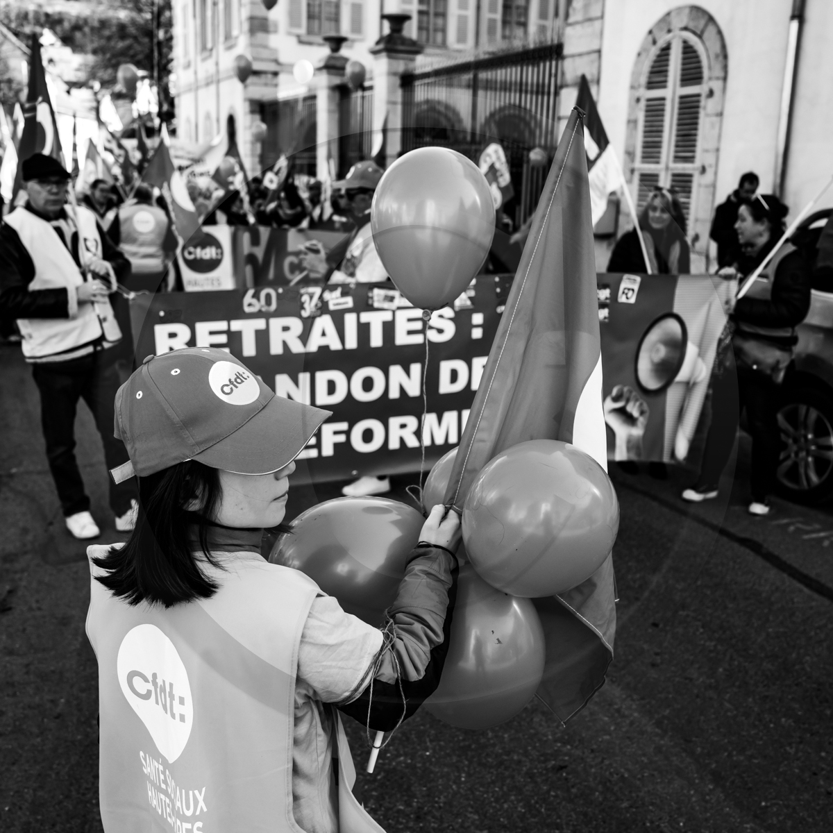 11 février 2023 : Manifestation contre la réforme des retraites à Gap (Hautes-Alpes)