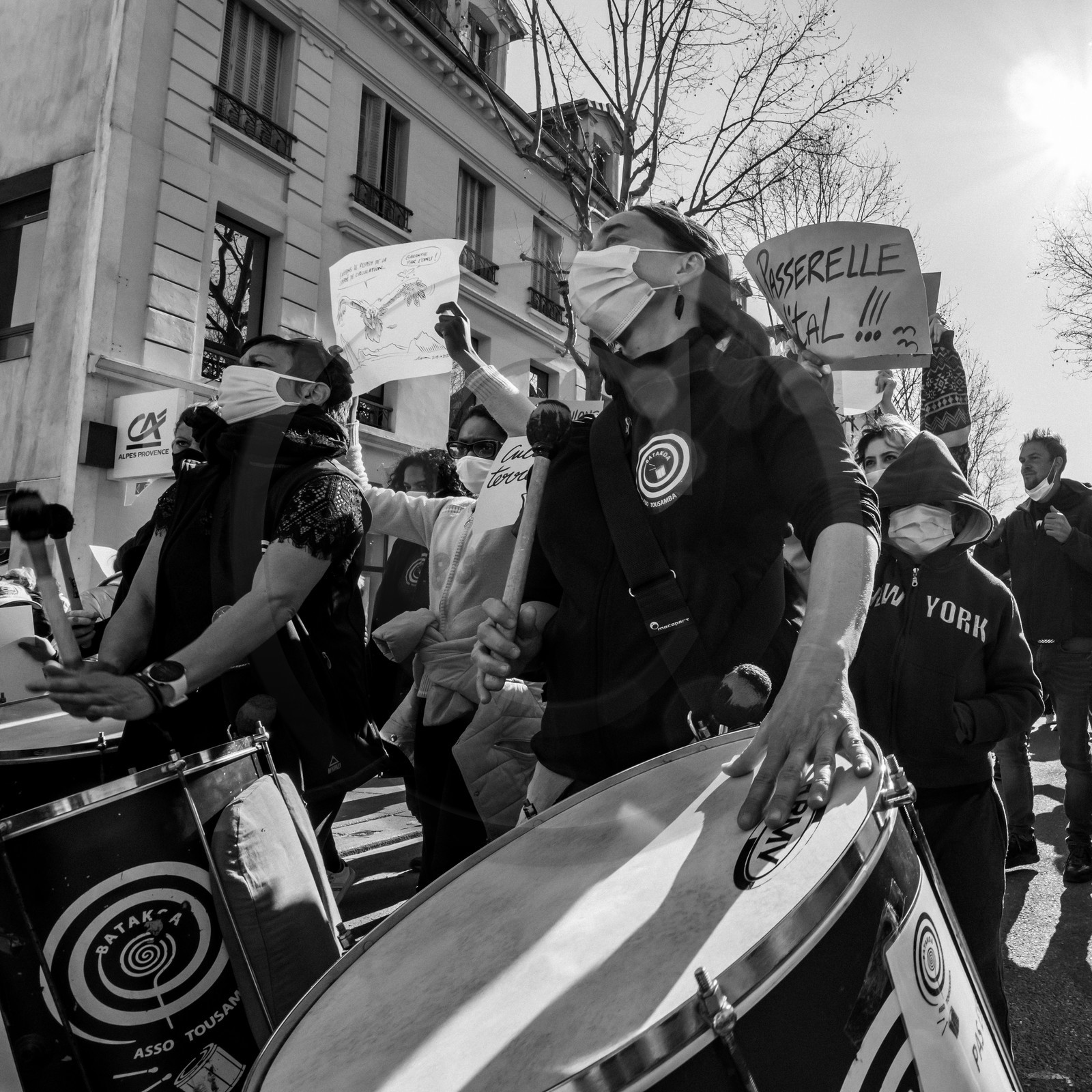 21 mars 2021 - Gap - Mobilisation pour la réouverture des lieux culturels