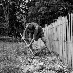 14 juin 2017 - Pose de la clôture