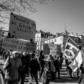 19 janvier 2023 : Manifestation pour le défense des retraites à Gap