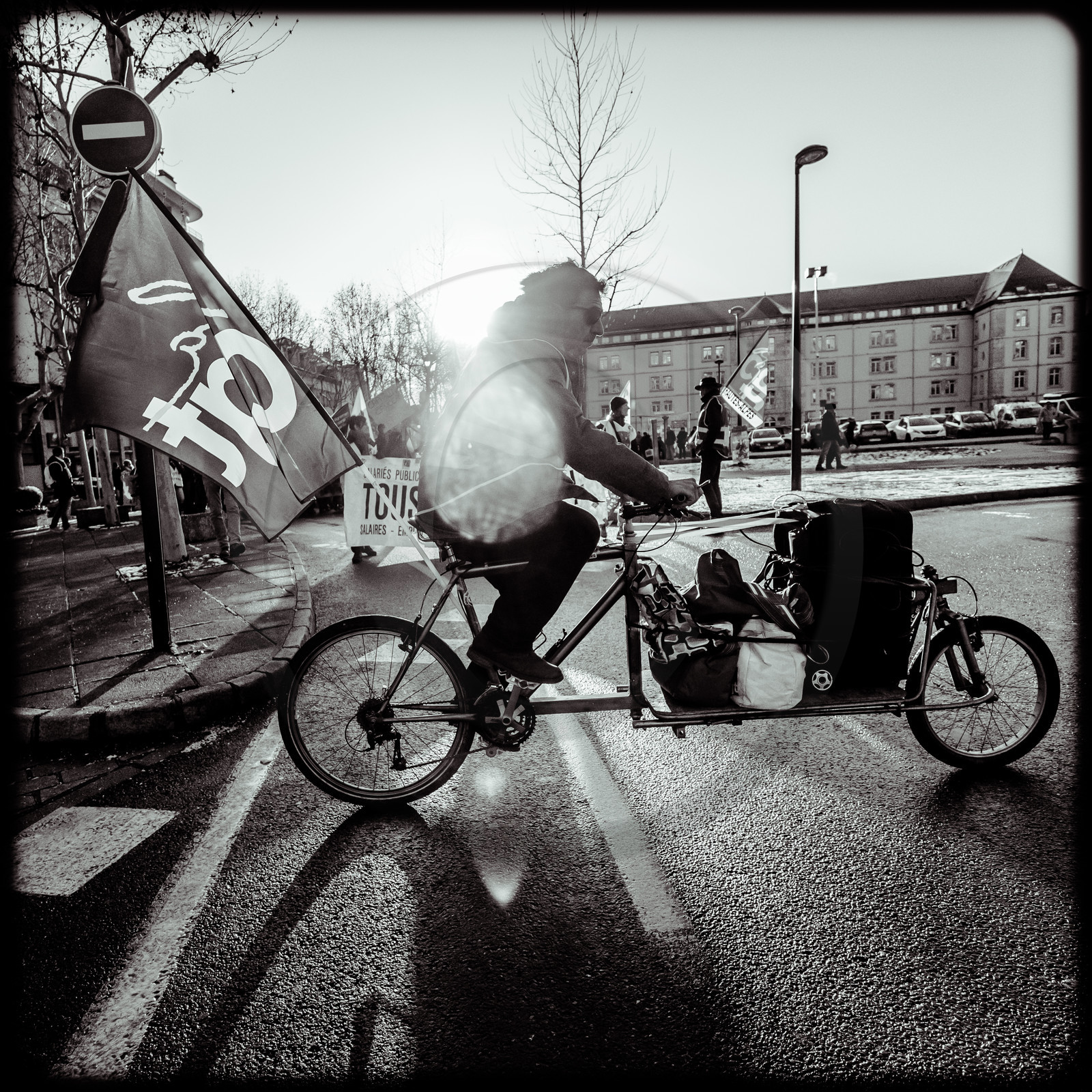 Manifestation à Gap le 12 décembre 2019.