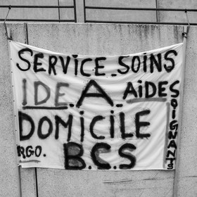 04 février 2021 à Gap (Hautes-Alpes) : Manifestation des soignants oubliés du Ségur de la santé.