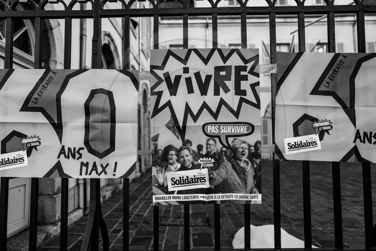 19 janvier 2023 : Manifestation pour le défense des retraites à Gap