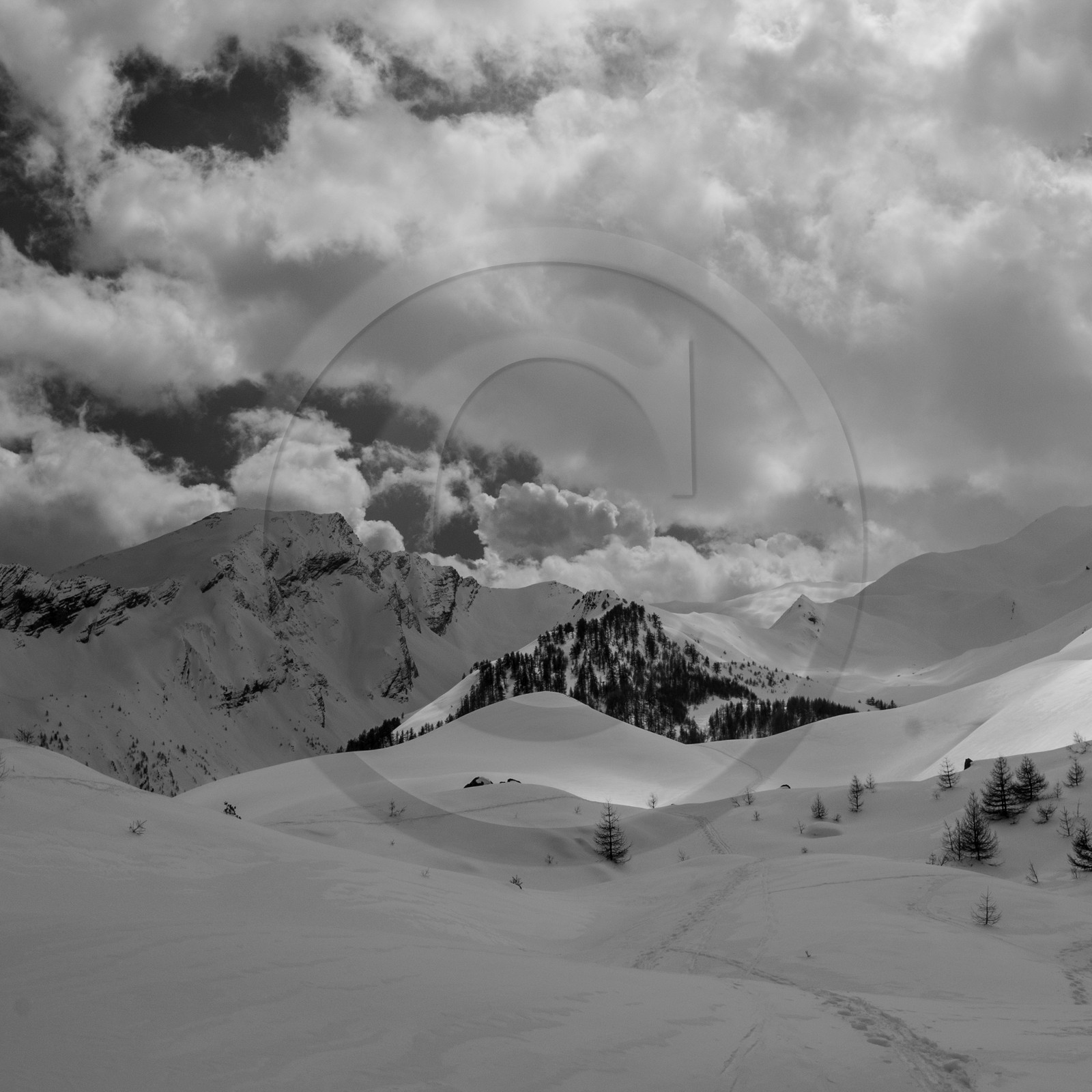 Neige au Col de Vars