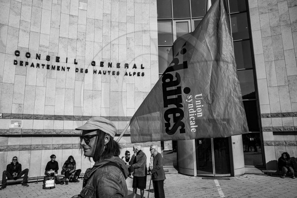 6 avril 2023 : Manifestation contre la réforme des retraites à Gap