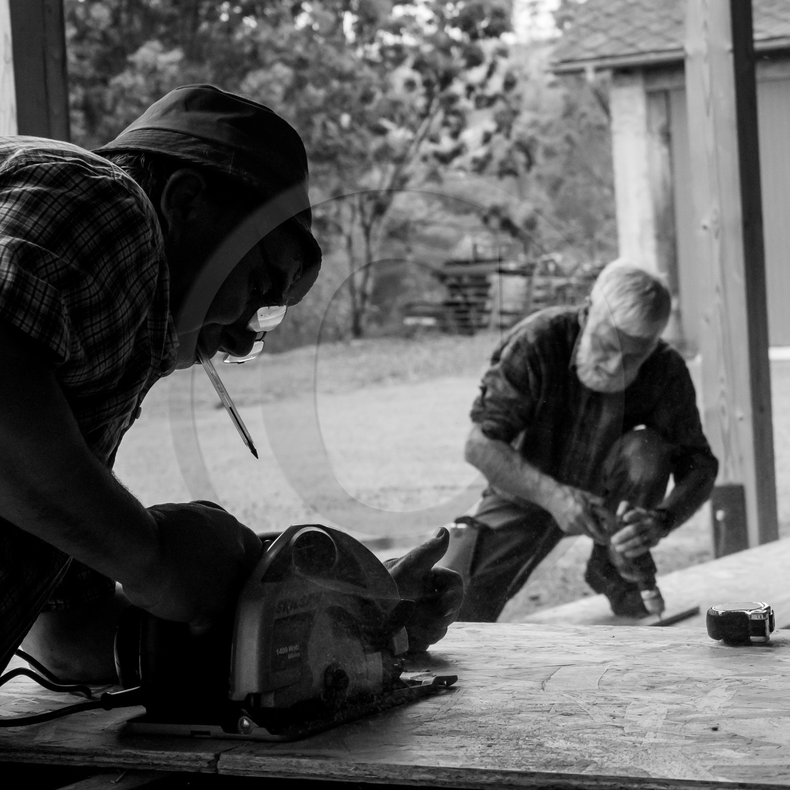 Construction d'une cabane