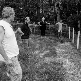 14 juin 2017 - Pose de la clôture