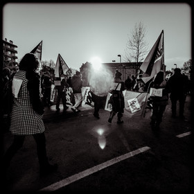Manifestation à Gap le 12 décembre 2019.