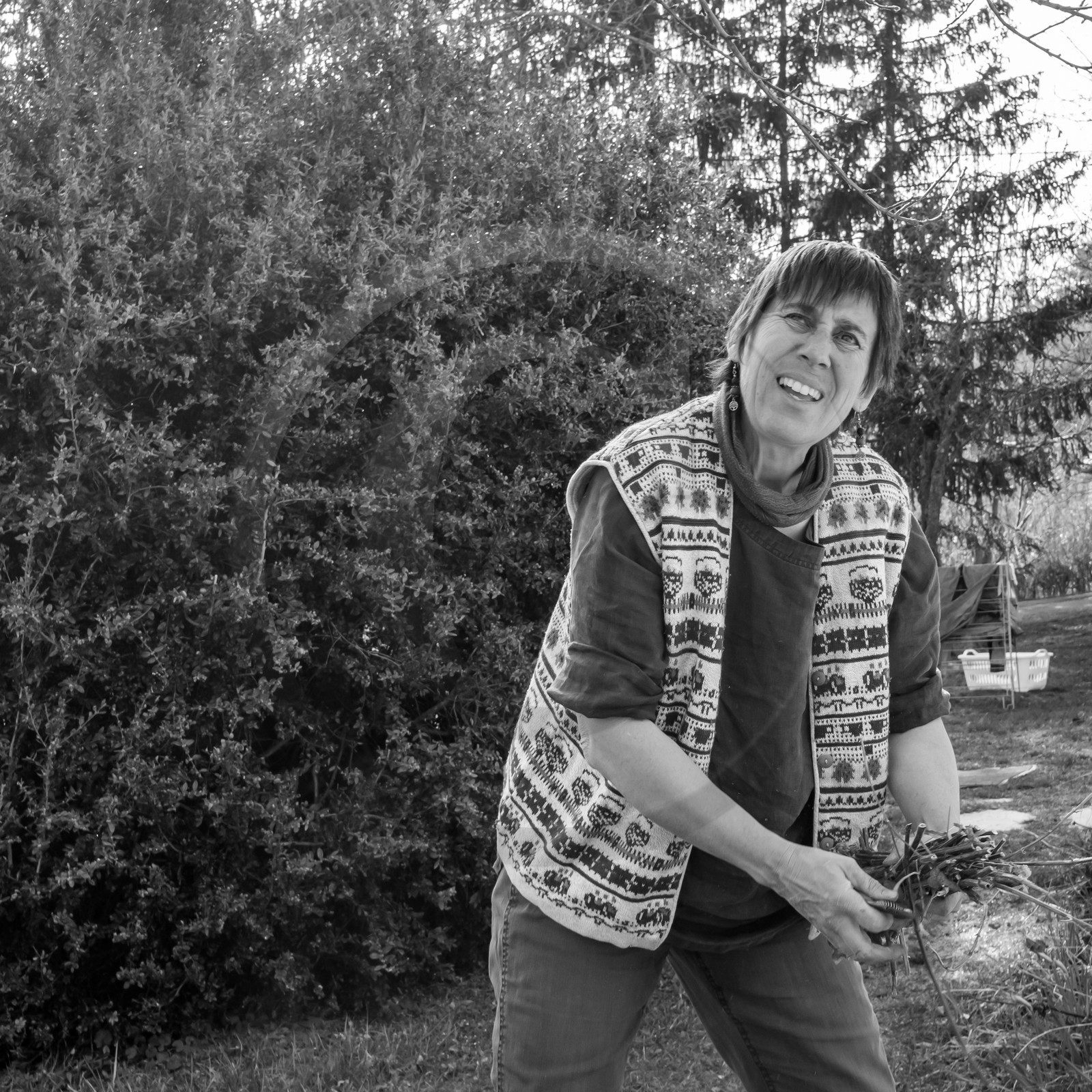 24 février 2021 : on taille, on prépare le jardin...