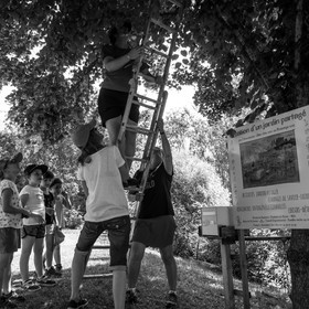 Avec l'école de Saint-Bonnet