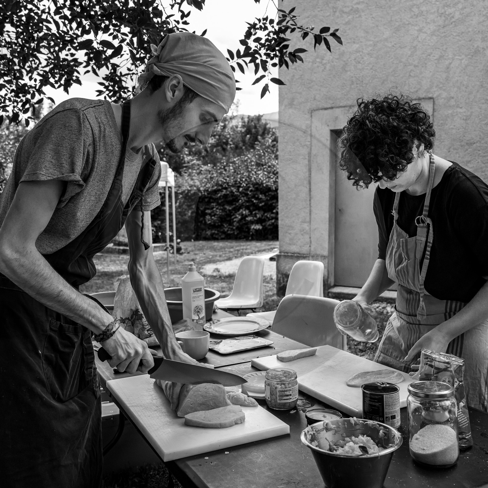 05 juillet 2023 : une cantine et des artistes