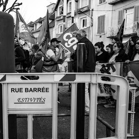 16 février 2023 : Manifestation contre la réforme des retraites à Gap (Hautes-Alpes)