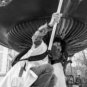 04 février 2021 à Gap (Hautes-Alpes) : Manifestation des soignants oubliés du Ségur de la santé.