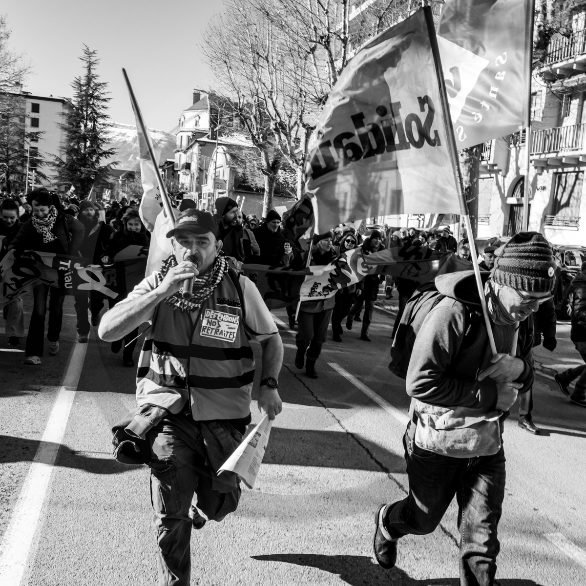 19 janvier 2023 : Manifestation pour le défense des retraites à Gap