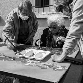 14 avril 2021 : collages, taille, jardinage