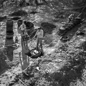 Permaculture - Construction d'une serre bioclimatique semi-enterrée