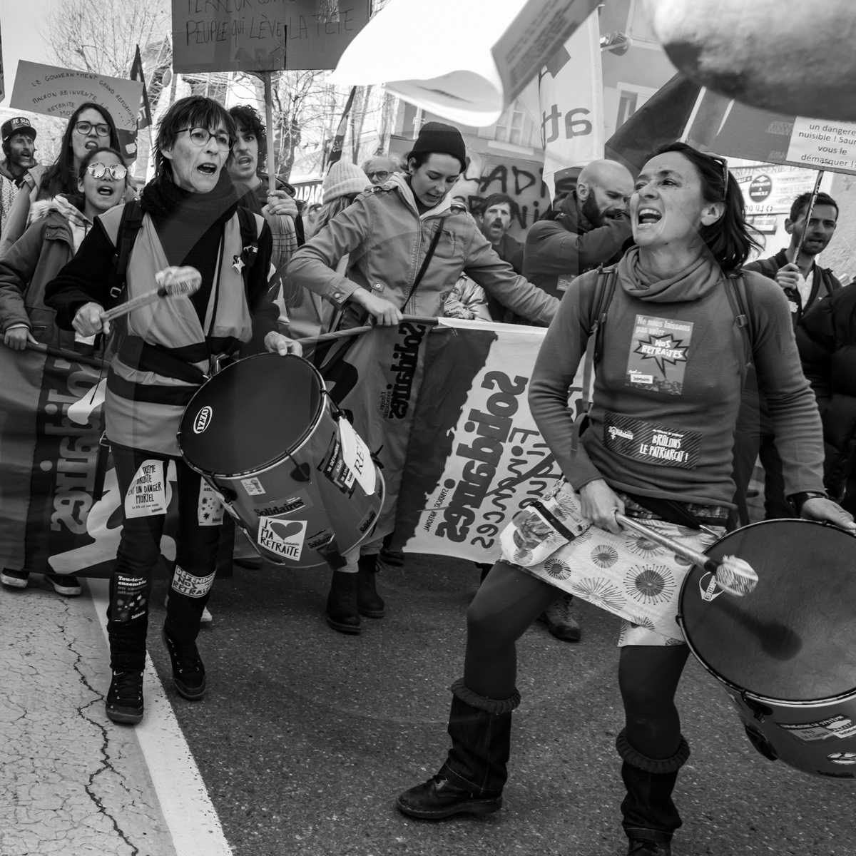 28 mars 2023 : Manifestation contre la réforme des retraites à Gap