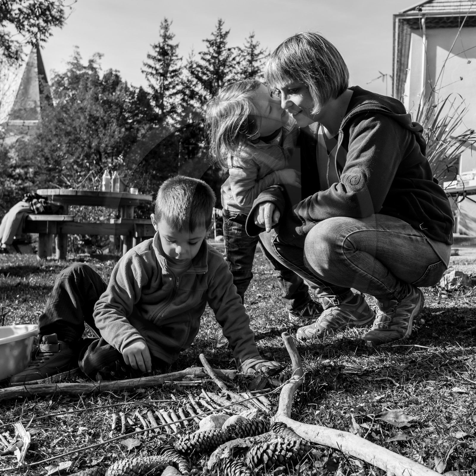 Semis, tournesols et jeux