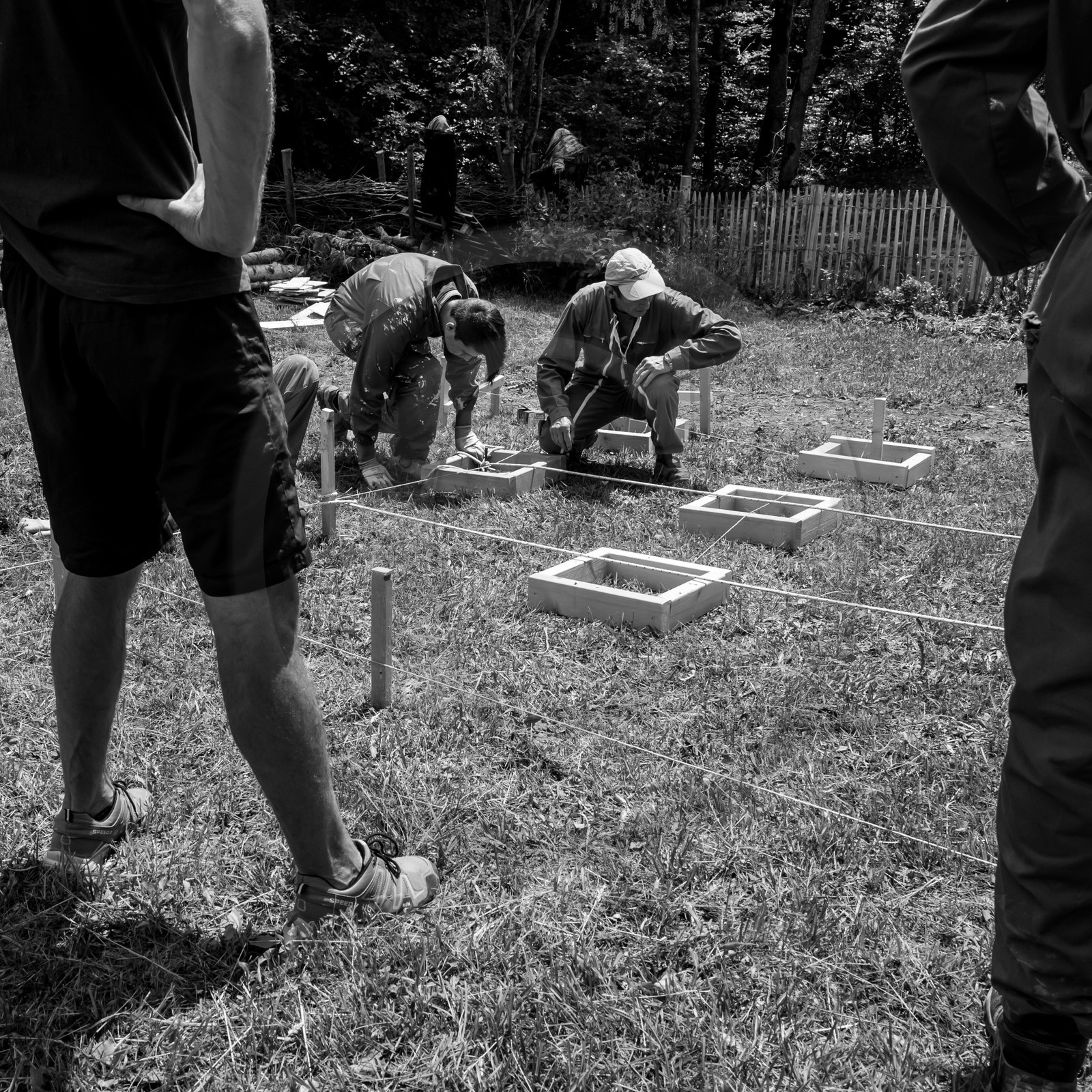 Construction de bacs surélevés