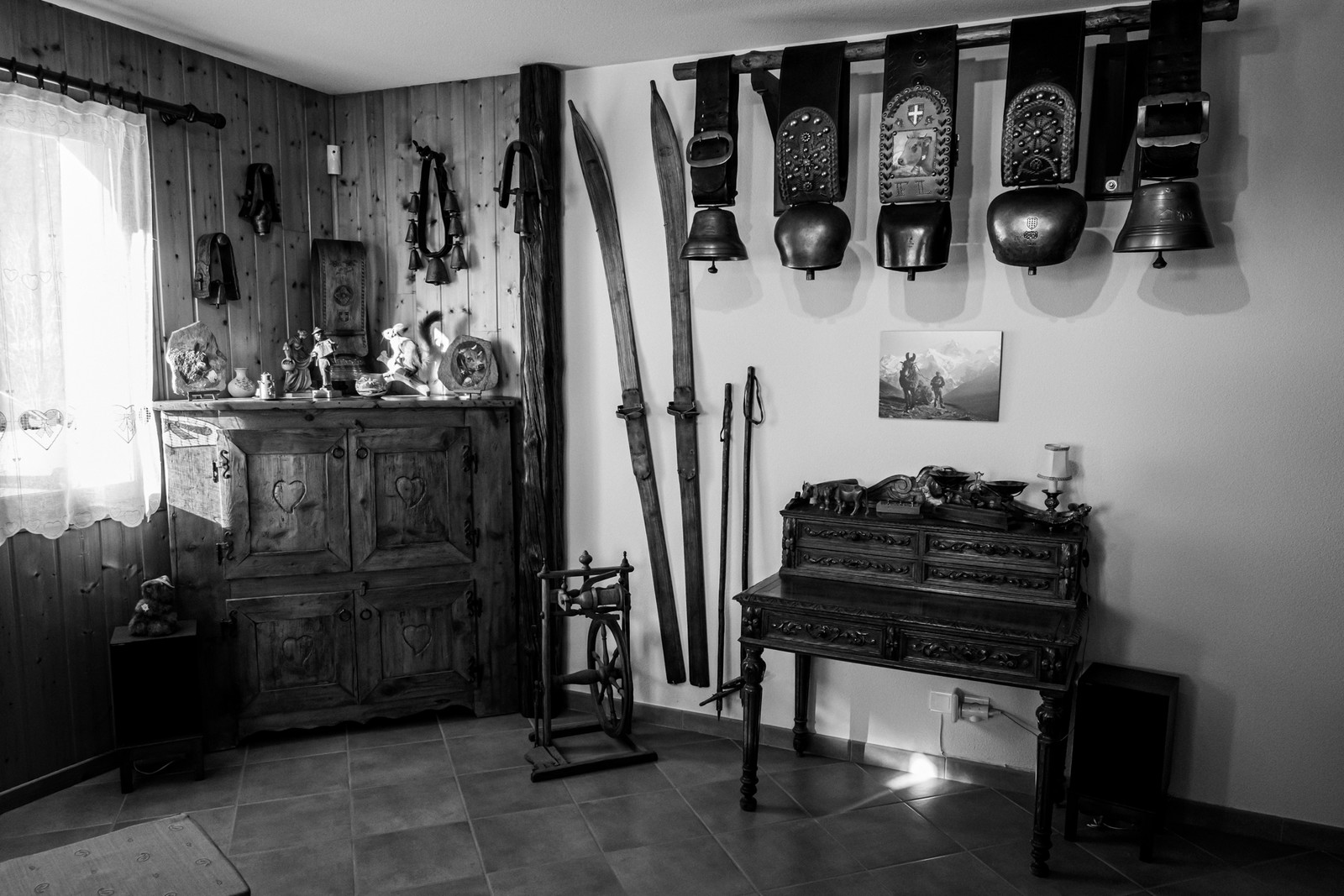 Collection de cloches - Exposition à la Maison du Berger