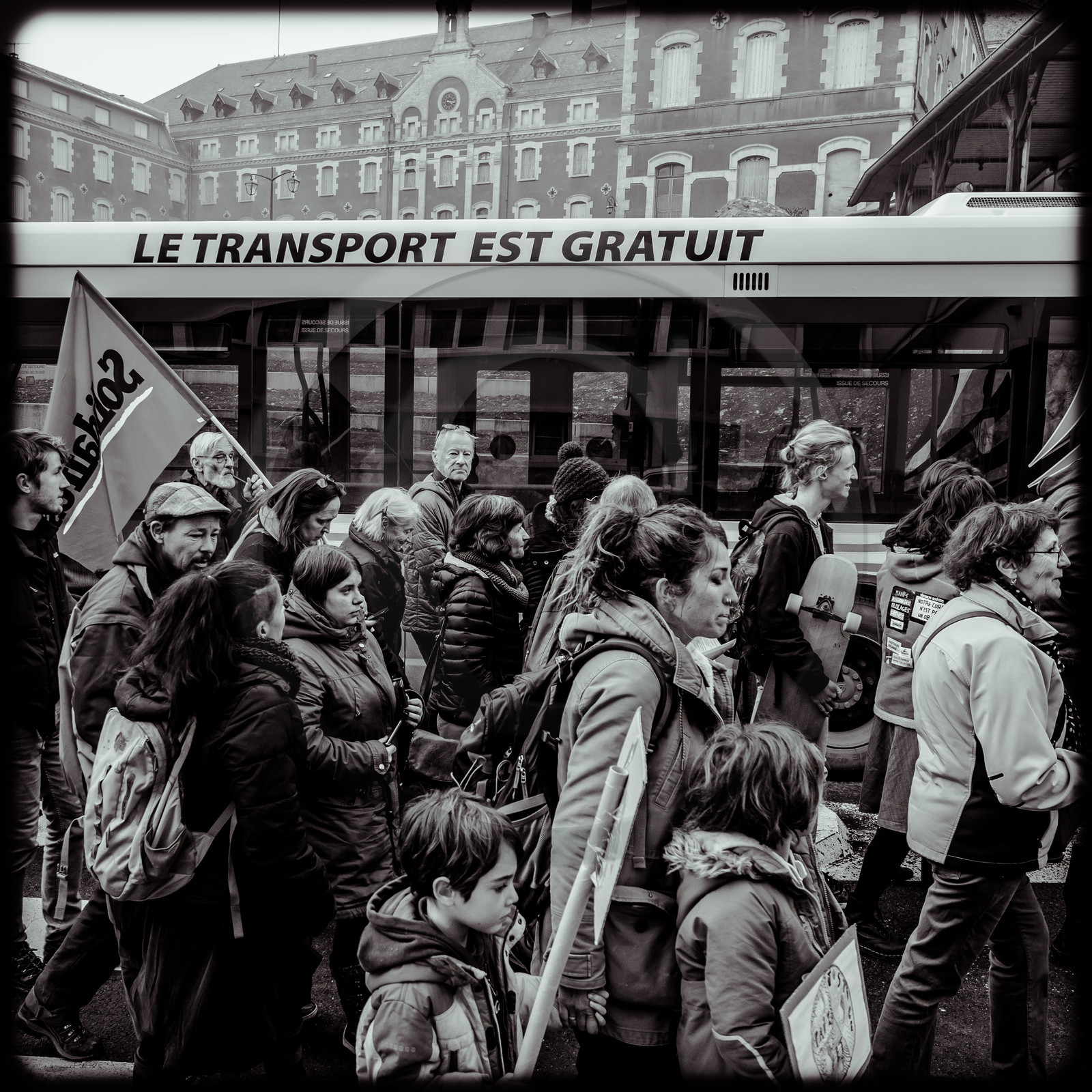 Manifestation à Gap le 17 décembre 2019