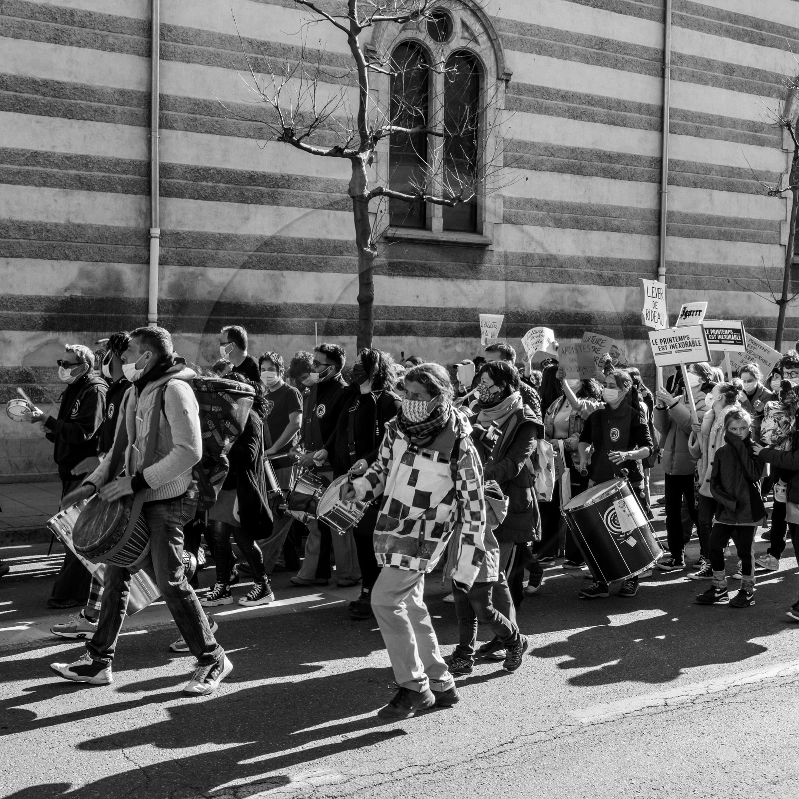 21 mars 2021 - Gap - Mobilisation pour la réouverture des lieux culturels