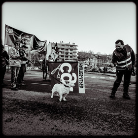 Manifestation à Gap le 12 décembre 2019.