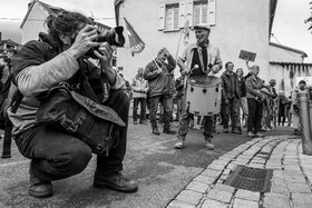 15 juin 2024 - Gap (Hautes-Alpes)- Manifestation contre l'extrême droite