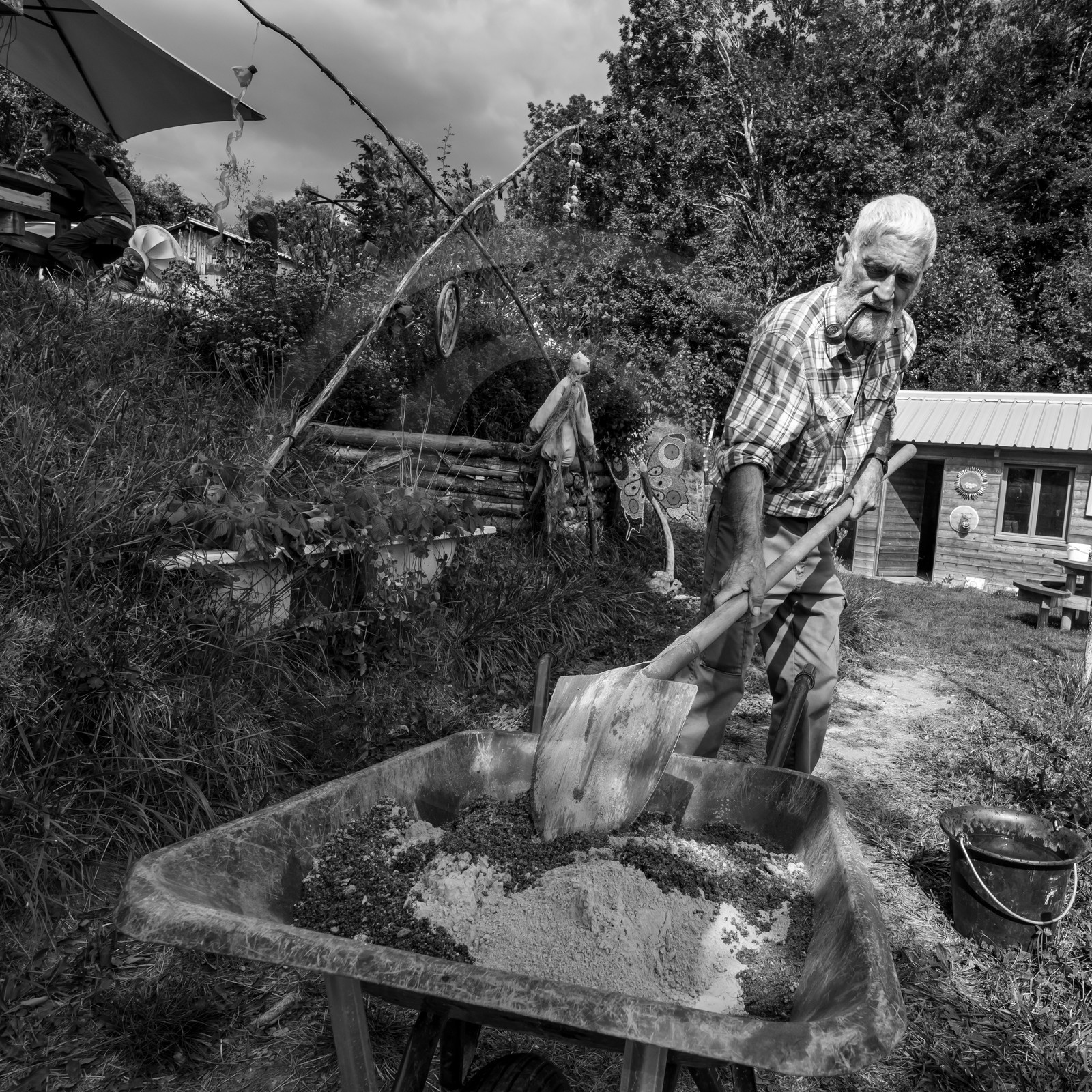 08 septembre 2021 : des jeux et des aménagements au jardin
