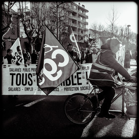 Manifestation à Gap le 12 décembre 2019.