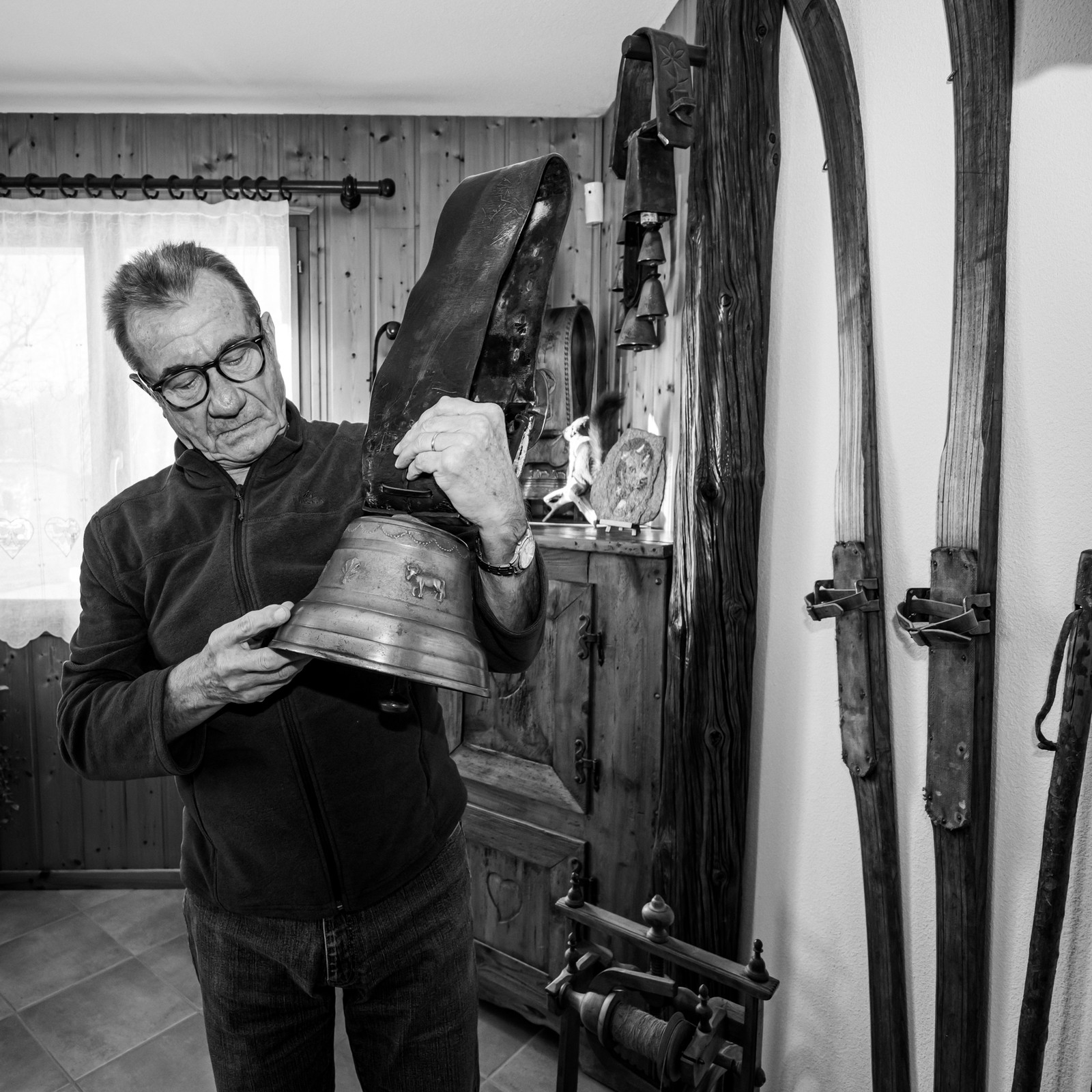 Collection de cloches - Exposition à la Maison du Berger