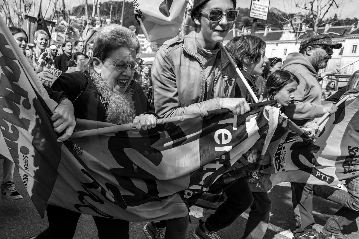 6 avril 2023 : Manifestation contre la réforme des retraites à Gap